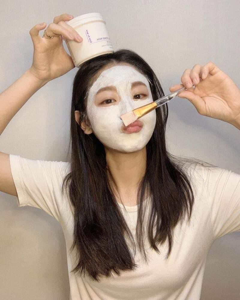 Blanc sponge mask mat na u trang