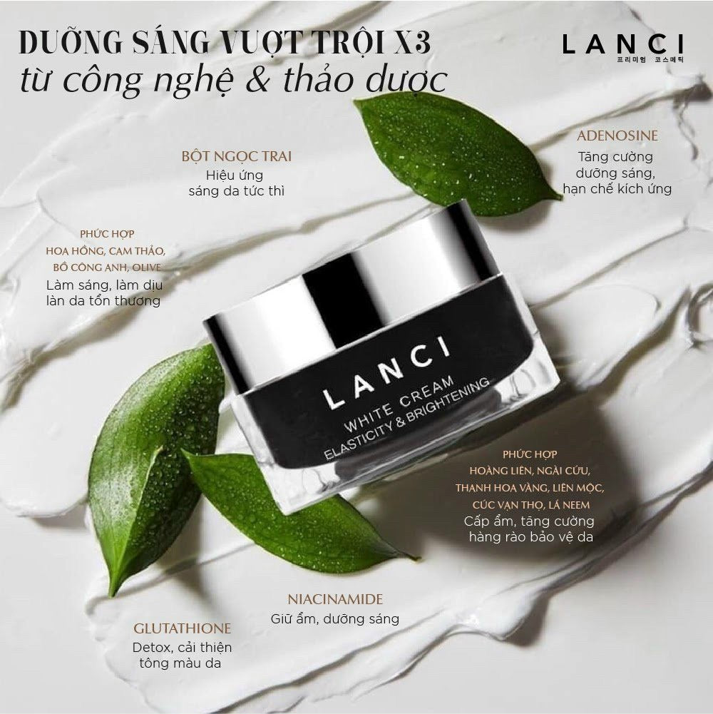 Lanci kem trang da