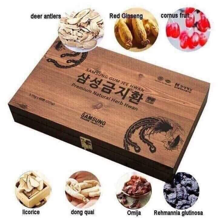 An cung hop gỗ- hop giấy 60 vien