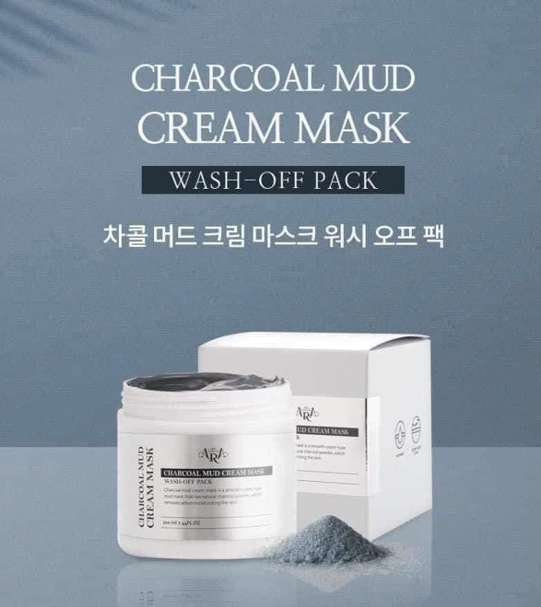 AraCharcoal mud cream mask Ara ( mat na u trang than hoat tinh) 250ml