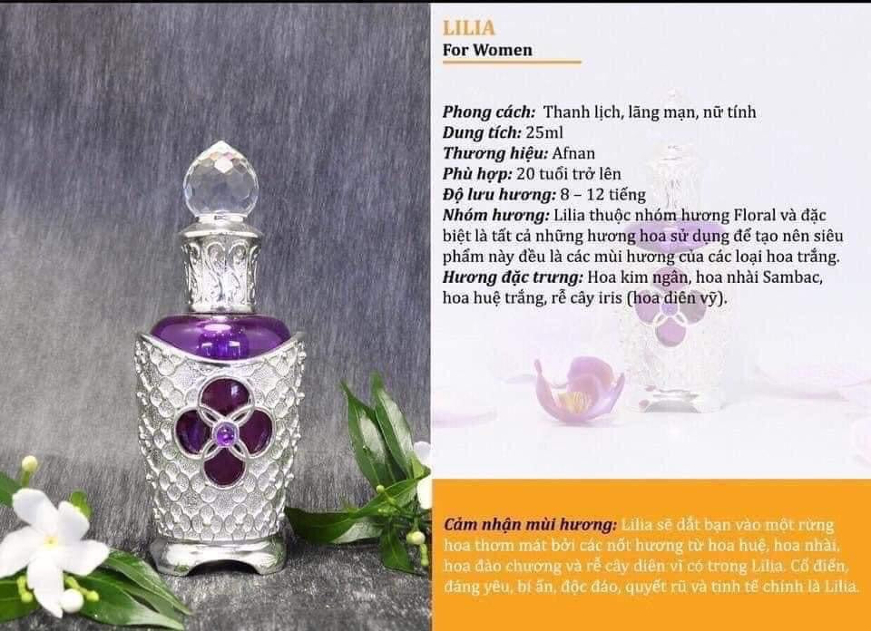Tinh dau Dubai nước hoa 𝑳𝑰𝑳𝑰𝑨