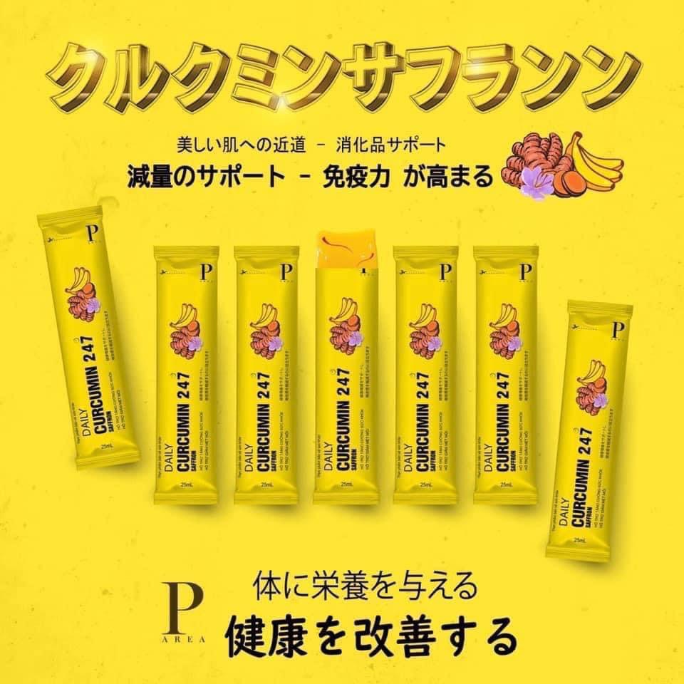 Thach nghe saffron (hop 7 gói ) vietnam