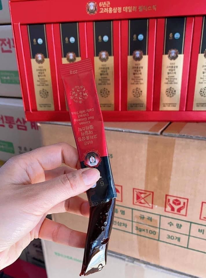 Thach hong sam nguoi lon 6 nam tuoi ( 60 gói)ship 6 hộp nhỏ (bỏ hộp lớn )