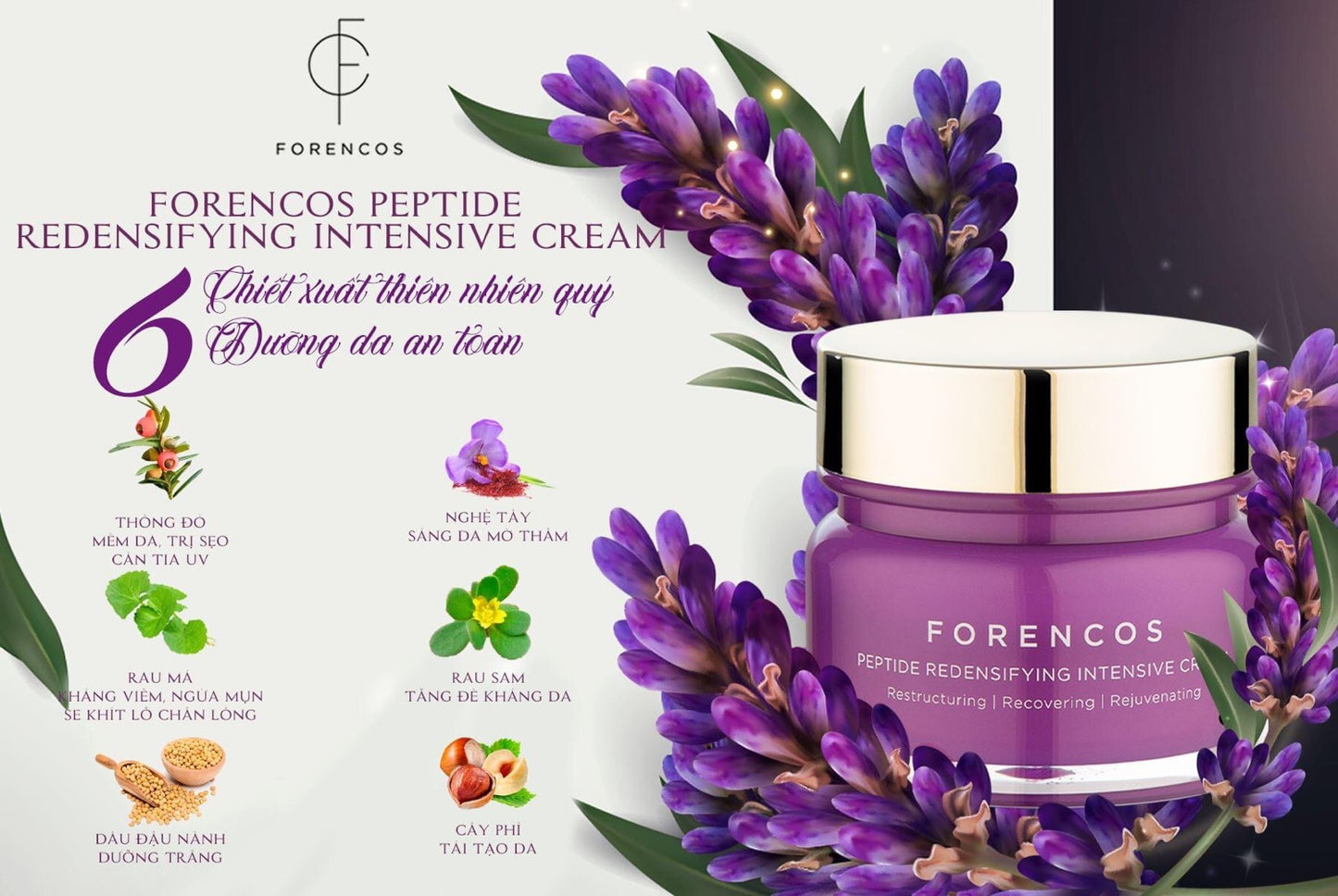 FORENCOS WonderWerk Peptide Redensifying Intensive Cream - Night Cream