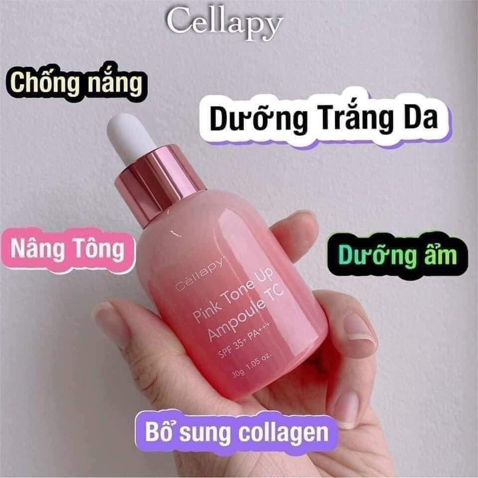 Cellapy pink tone up ampoule