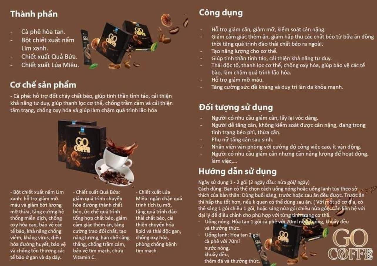 Go coffee vietnam hop 12 goi