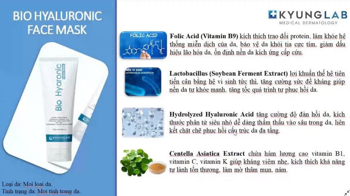 Mat na Bio Hyaronic vitamin B9