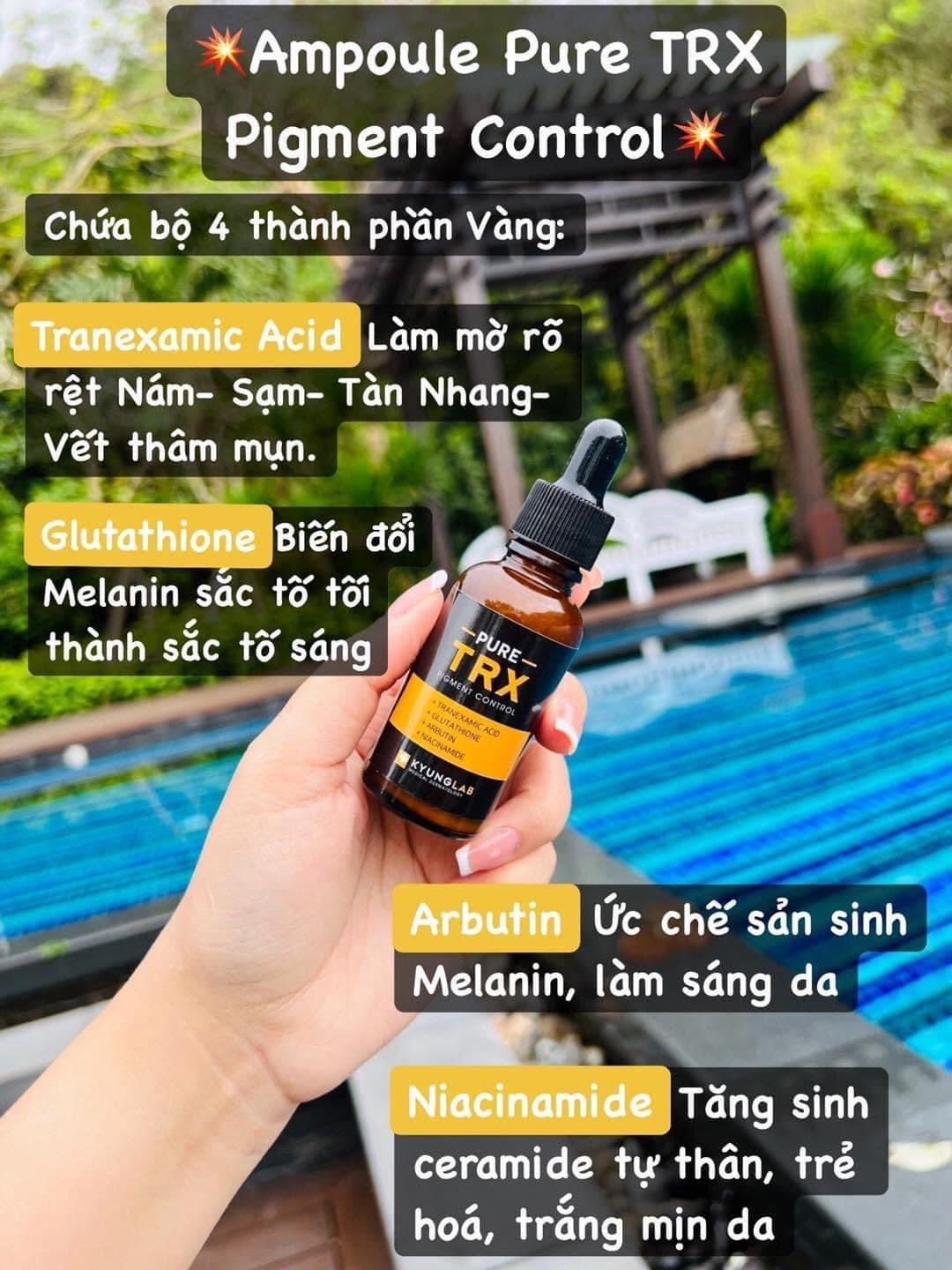 TRX Pure Kyunglab pigment control Tinh chat dac tri nám trang da