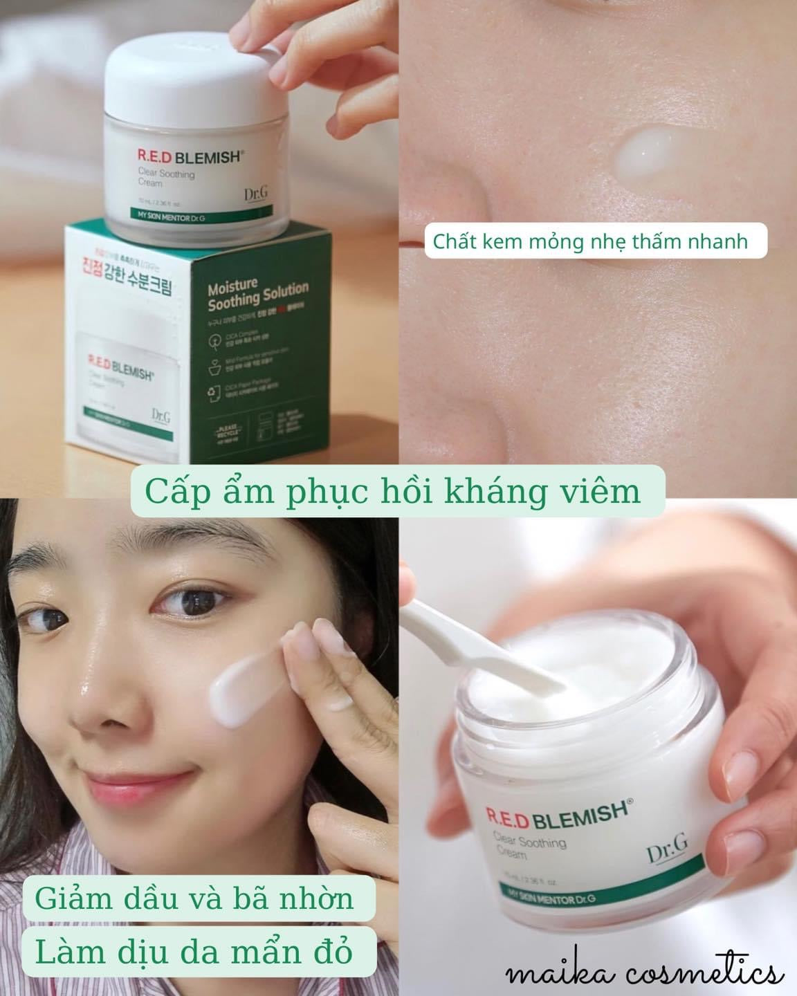 Kem duong am Dr.G red blemish