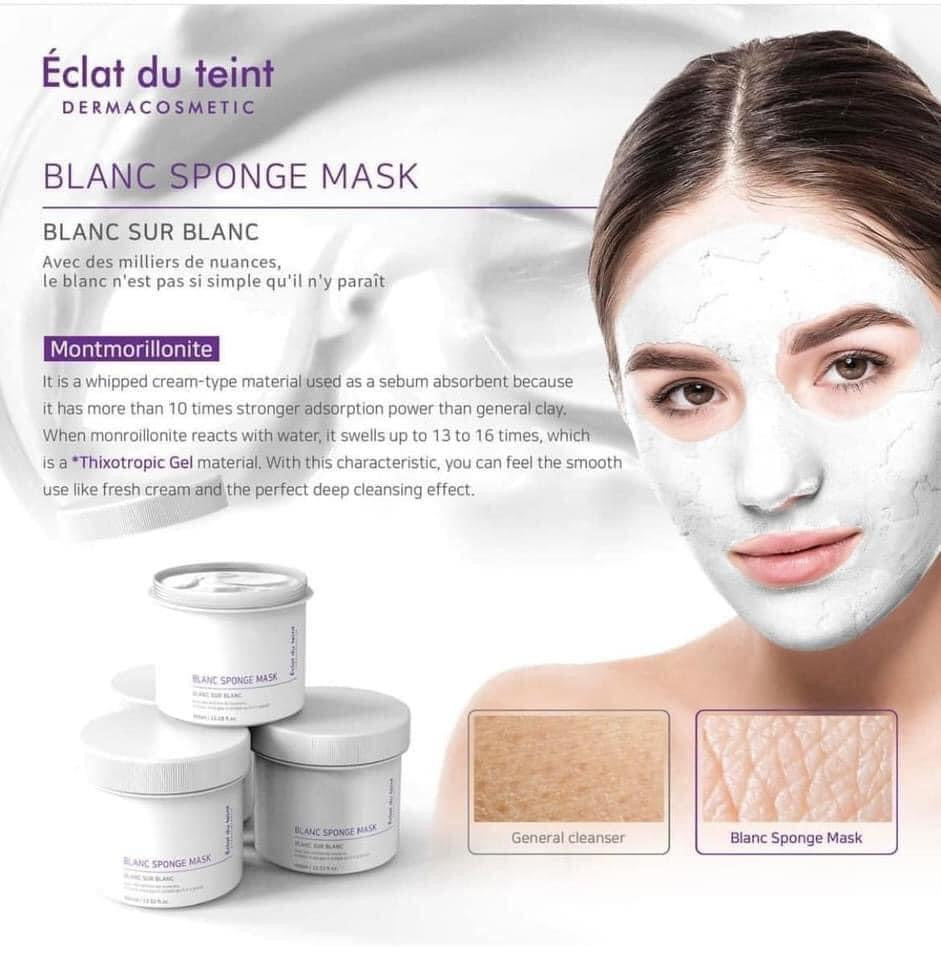 Blanc sponge mask mat na u trang