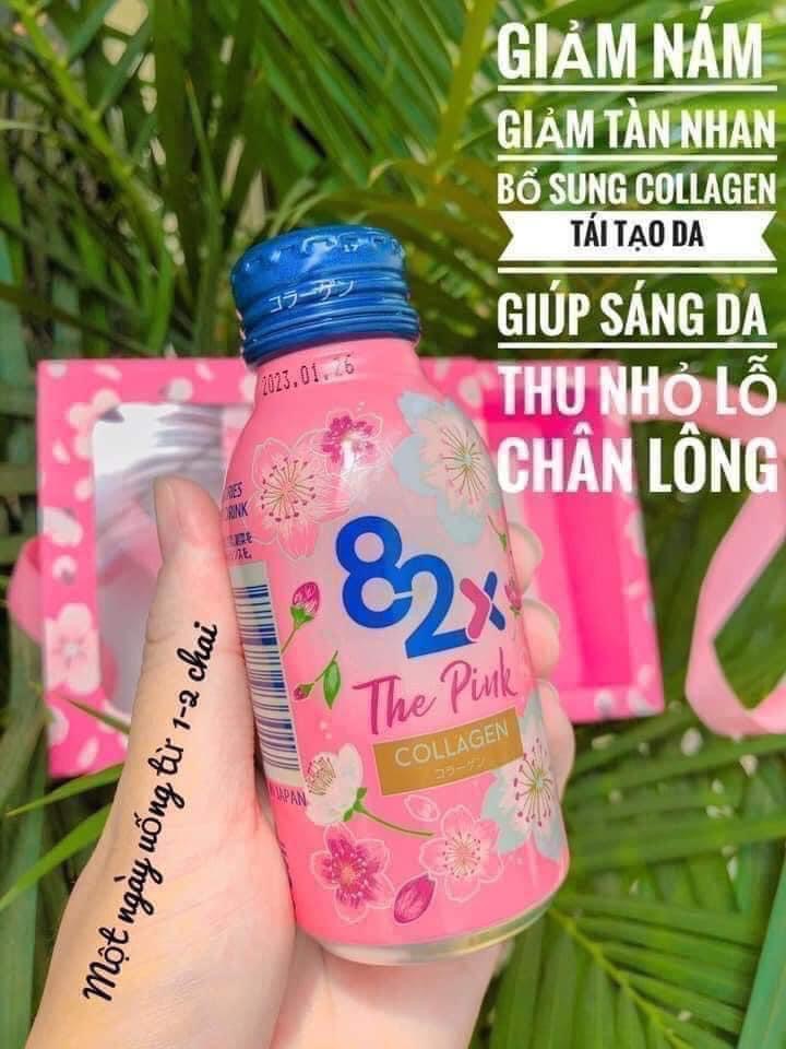 The Pink collagen 82x sakura(hop 10 chai)