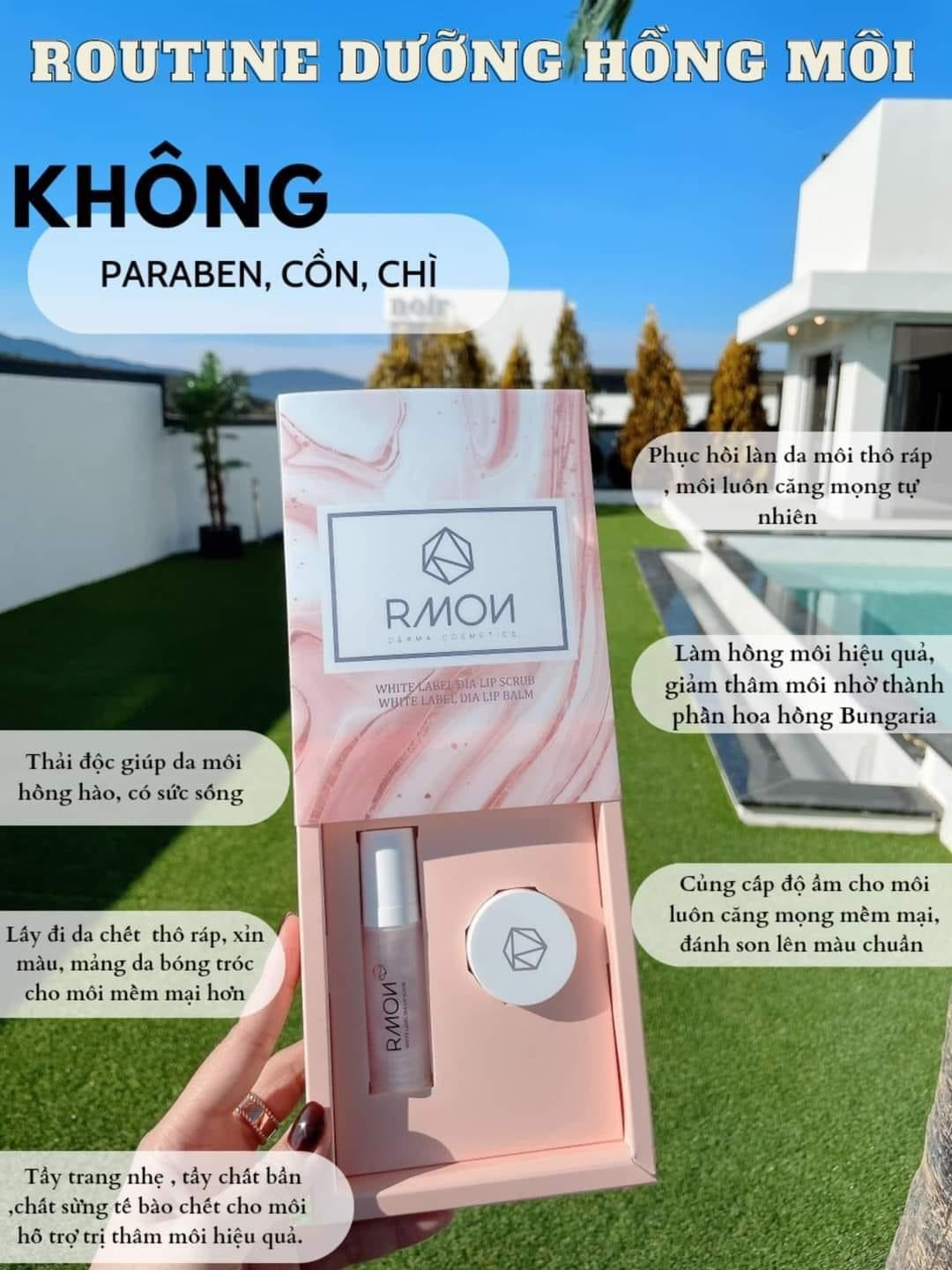 Rmon (lip scrub & lip balm )