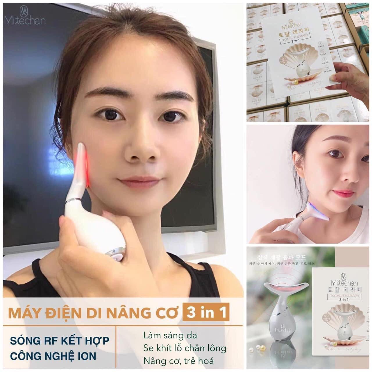 May Nâng Cơ Trẻ Hoá Tại Nhà Với Mitechan Total Theraphy 3 in1