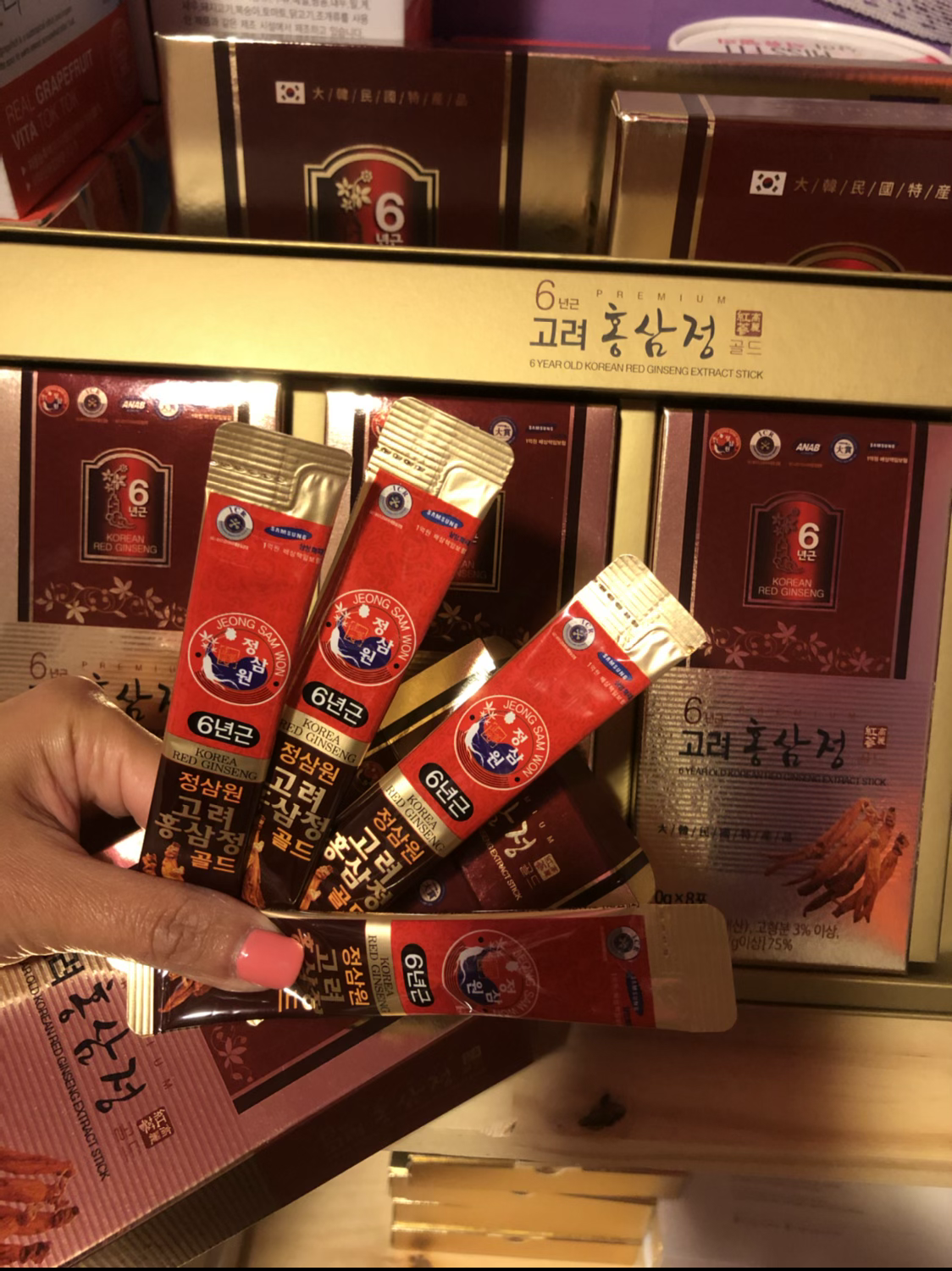 Hồng sâm 6 tuổi