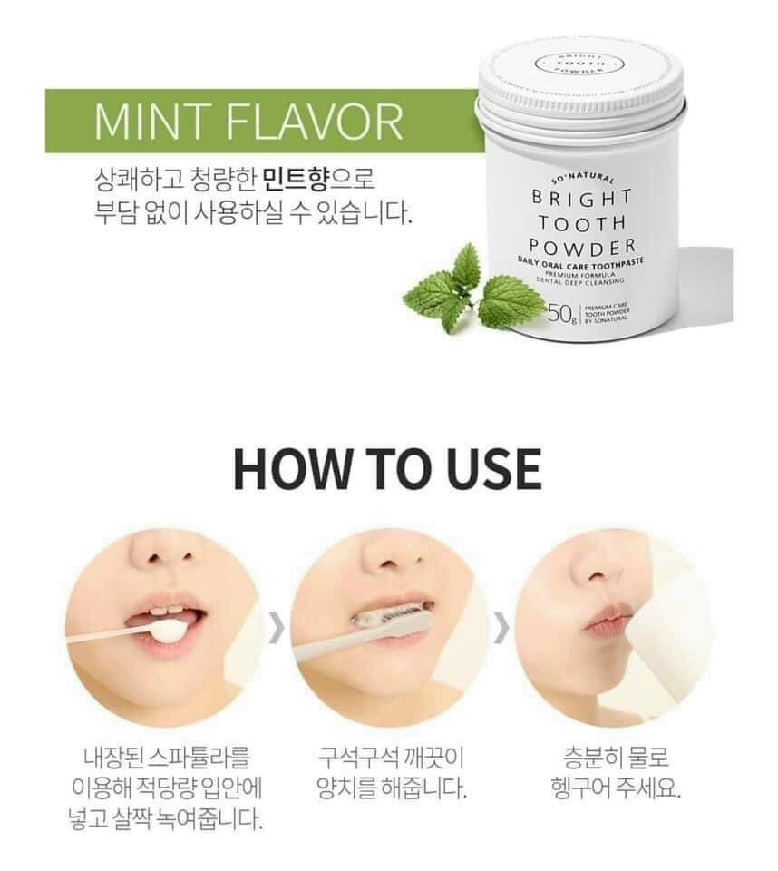 Bright tooth powder ( bot trang rang)