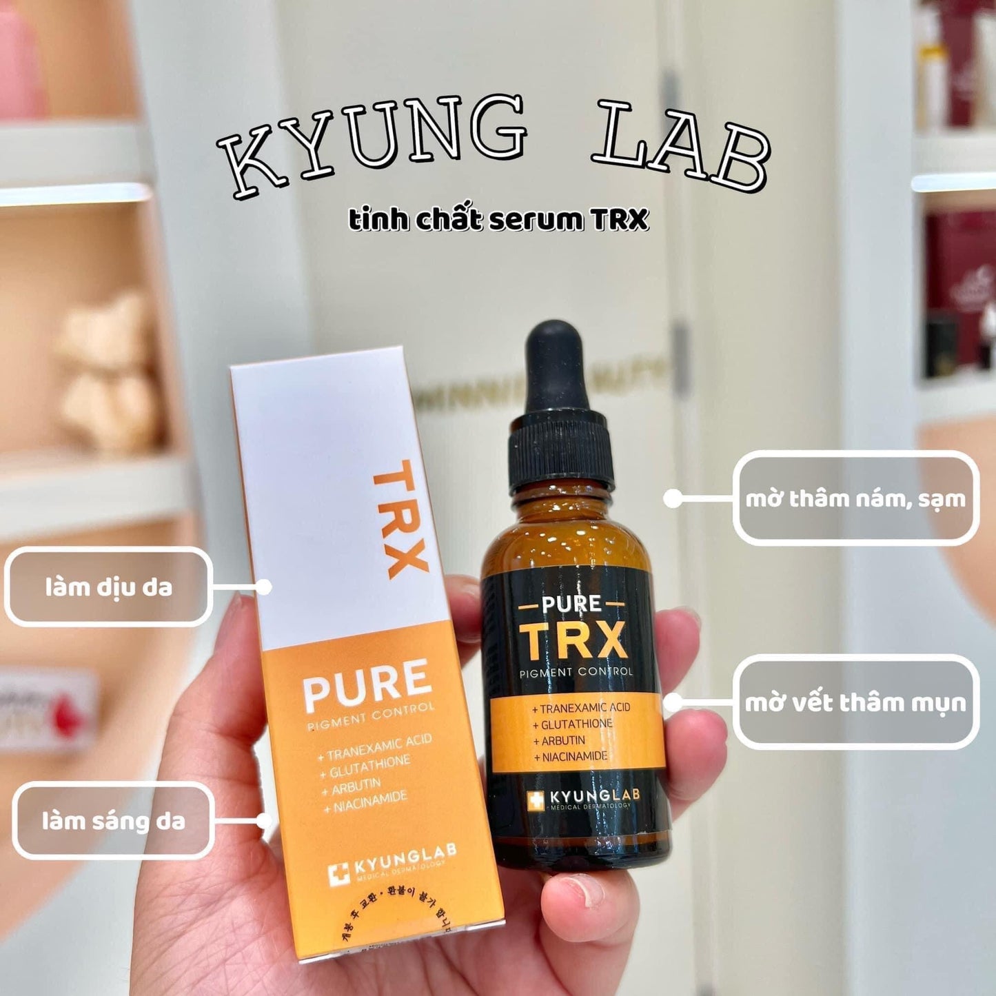 TRX Pure Kyunglab pigment control Tinh chat dac tri nám trang da