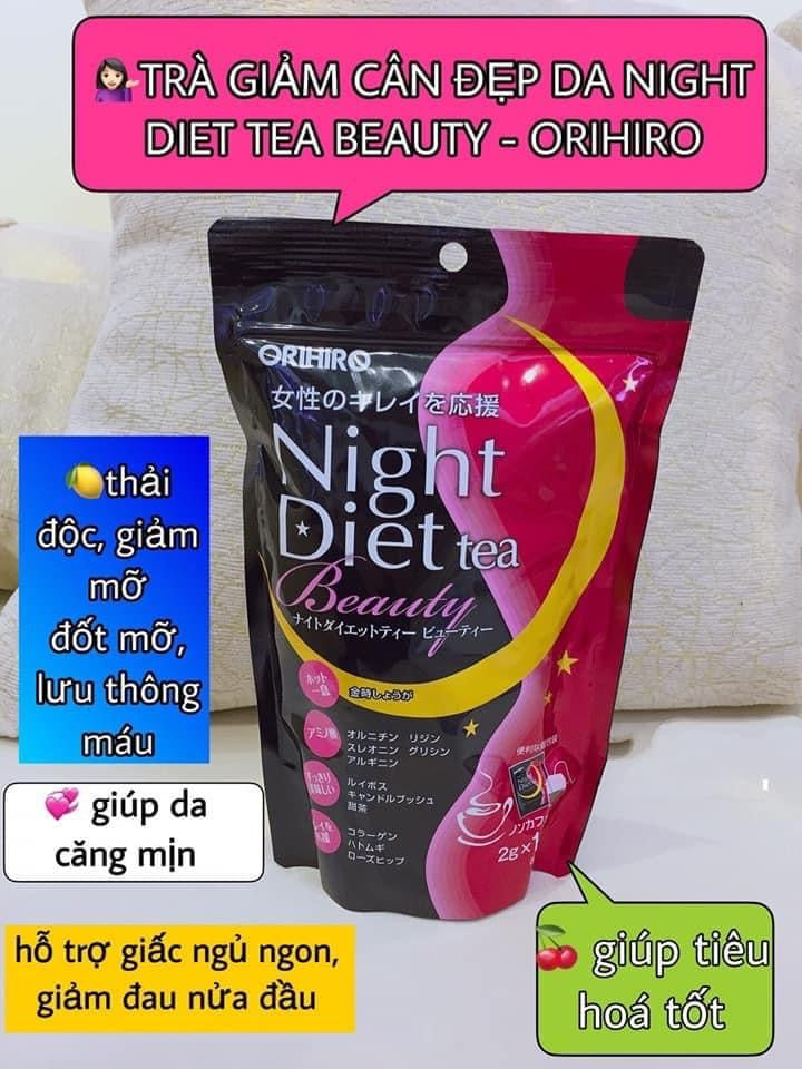 Night diet tea beauty (16goi) Orihiro