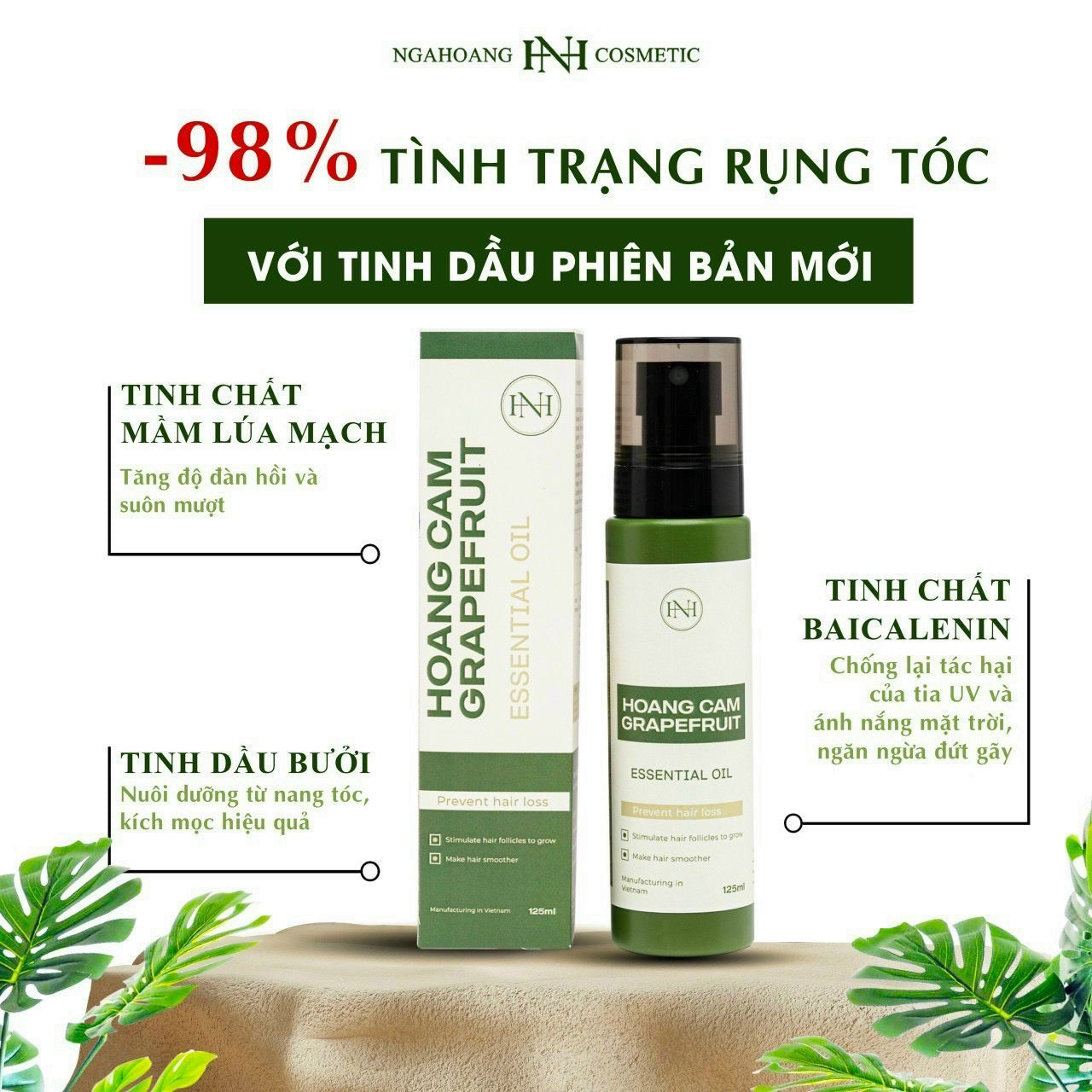 Xit tinh dau buoi Hoang cam Nga hoang vietnam