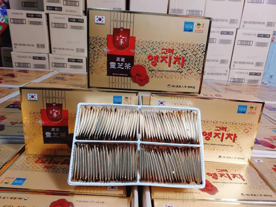 Tra nam linh chi(hop 100 gói)