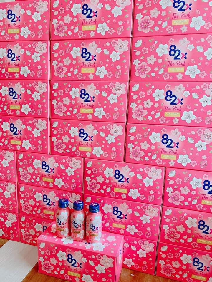 The Pink collagen 82x sakura(hop 10 chai)