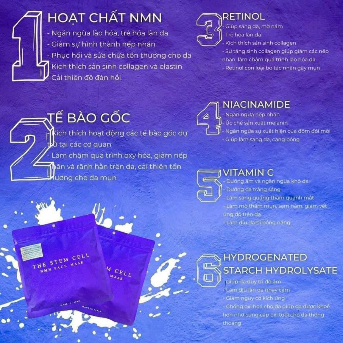 Mat na NMN tím (30 mieng)