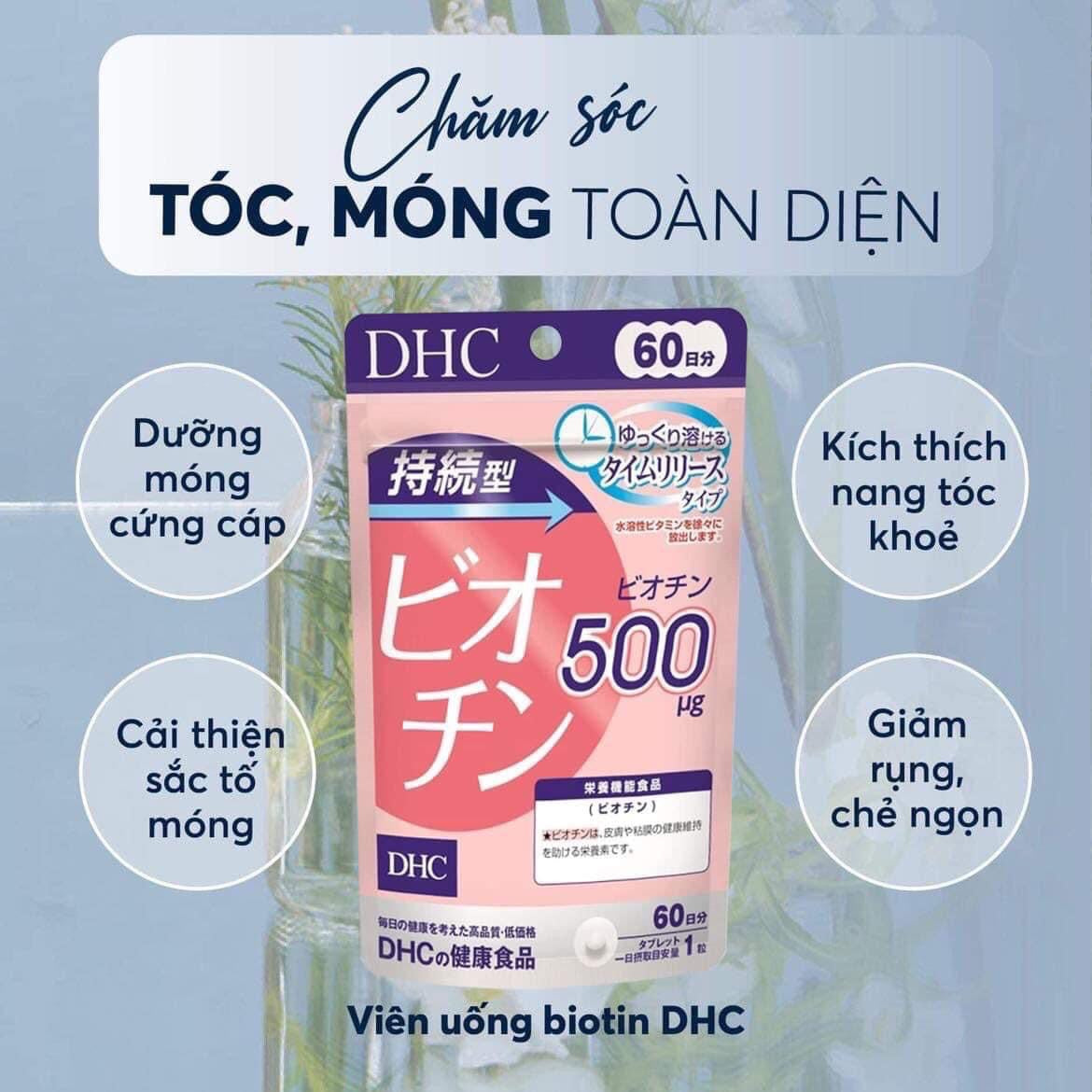 DHC biotin thuoc uong cho tóc(60 ngày )