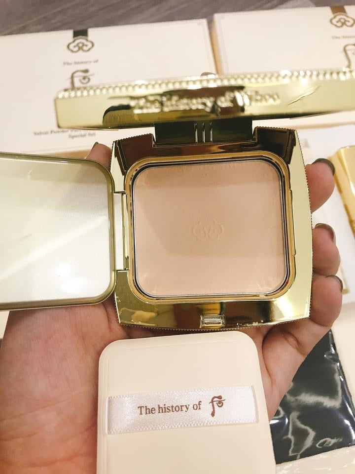 Set phan phu Whoo velvet powder