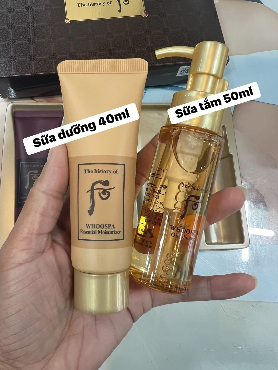 Set mini tam goi Whoo spa Hoang gia