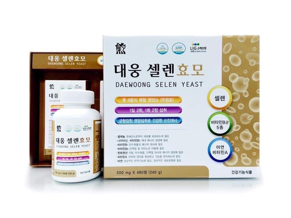 Thuoc tang can VITAMIN DAEWOONG SELEN YEAST