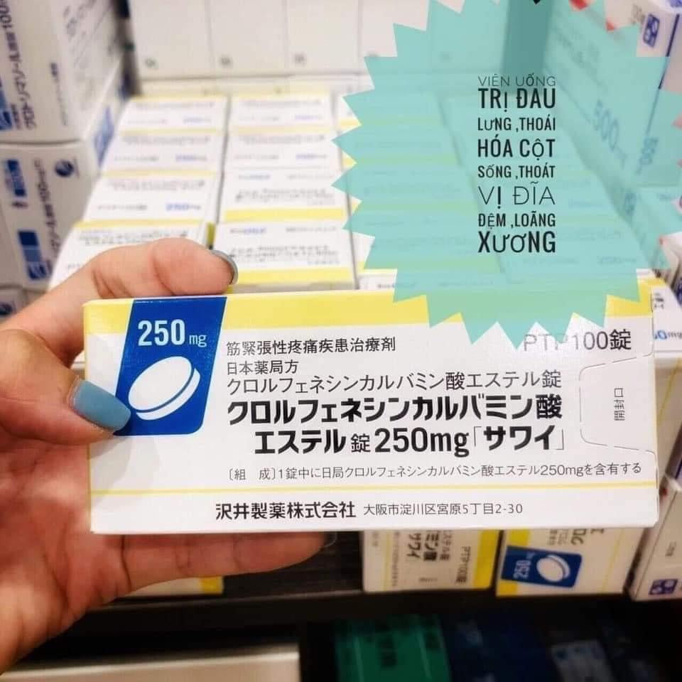 Thuoc dau lung Sawai japan