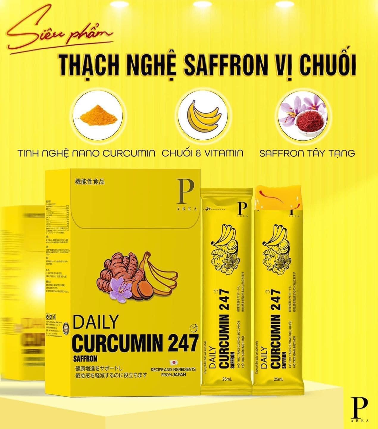 Thach nghe saffron (hop 7 gói ) vietnam