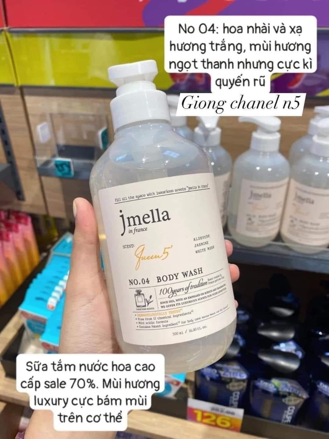 Jmella sua tam dưỡng the huong nước hoa