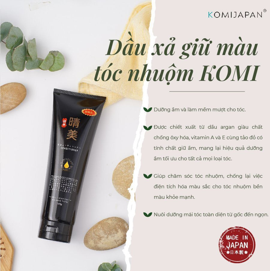 Dau xa toc nhuom Komi