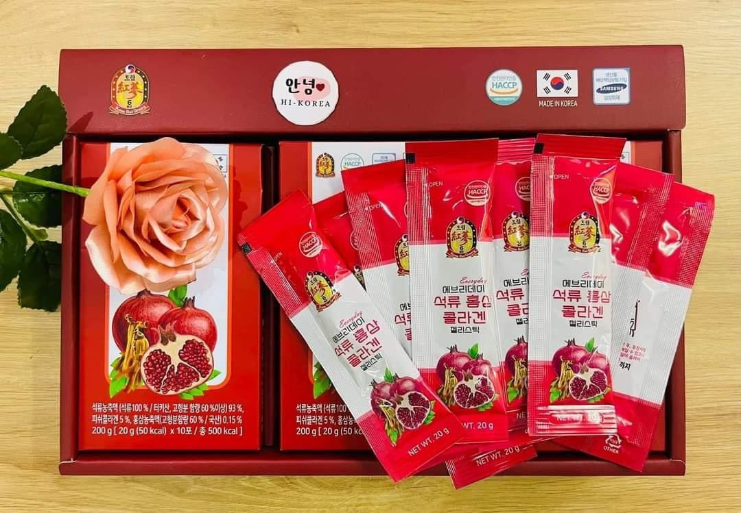 Thach luu hong sam collagen Dream