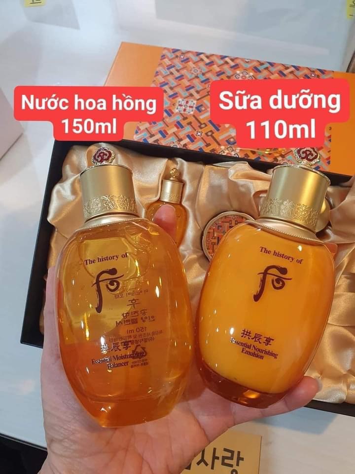Set duong Whoo vang (sáng min & tai tao da)