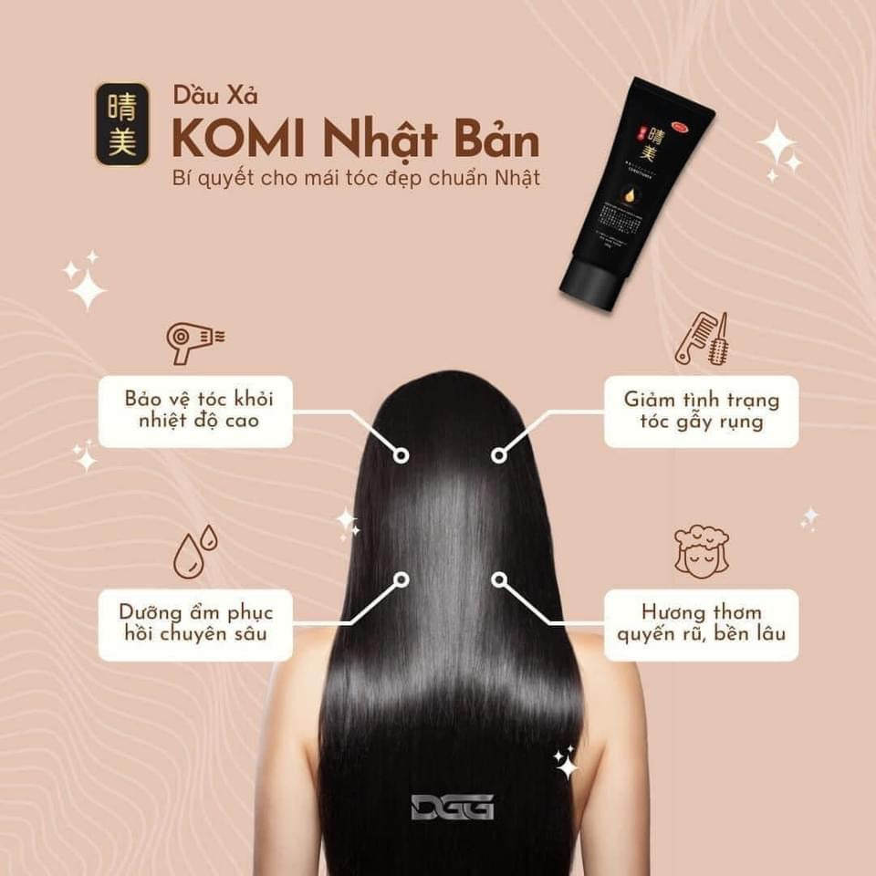 Dau xa toc nhuom Komi