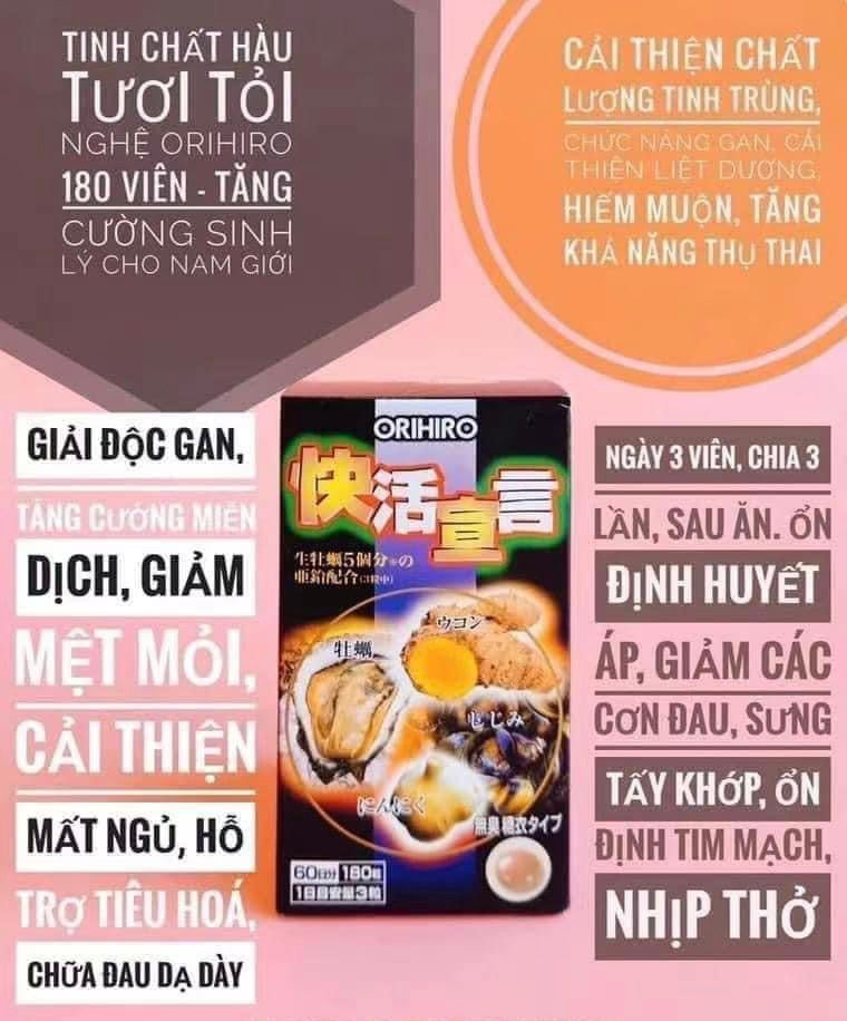 Tinh chat hao tuoi toi nghe Orihiro japan