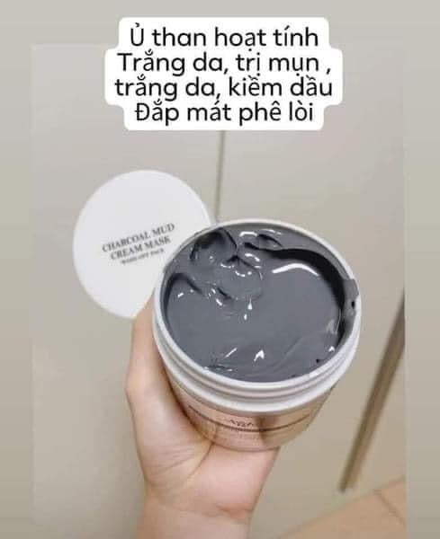 AraCharcoal mud cream mask Ara ( mat na u trang than hoat tinh) 250ml