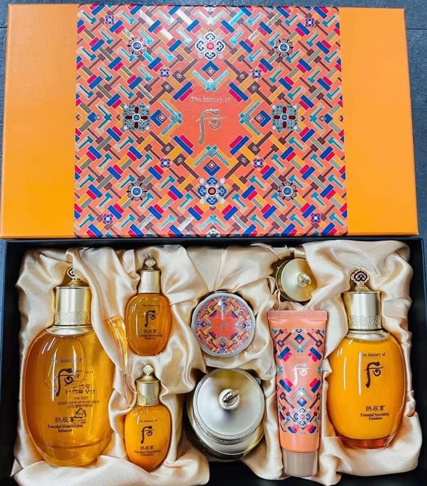 Set duong Whoo vang (sáng min & tai tao da)