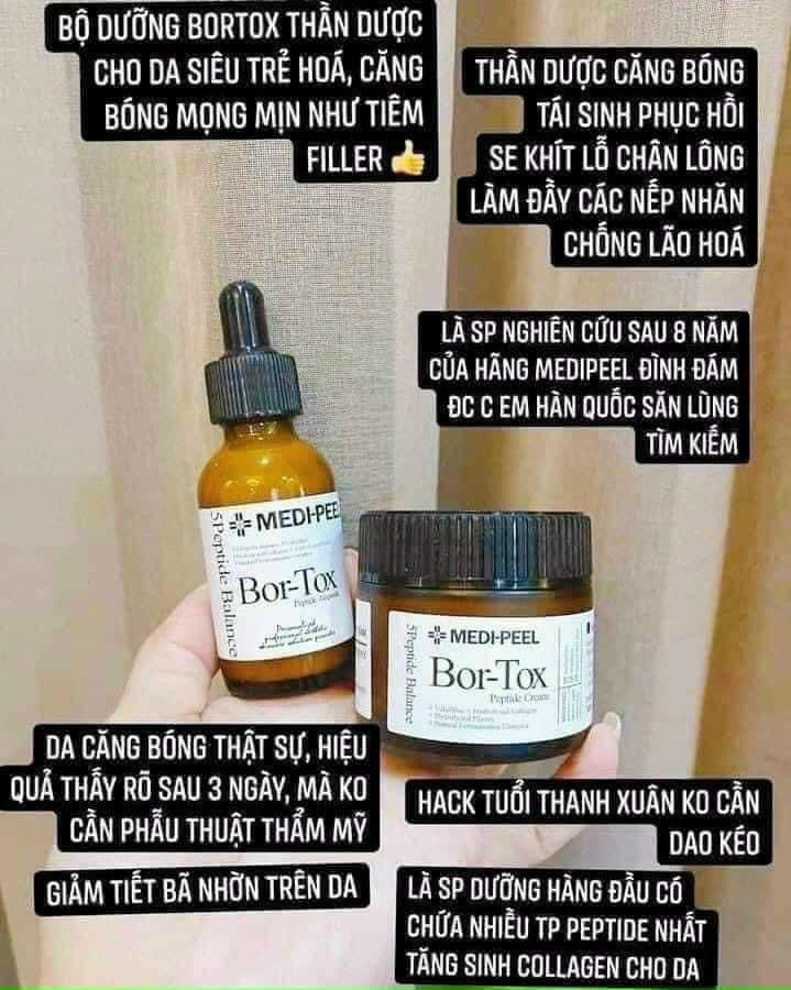 Medipeel bortox peptide combo(1 ampoule 1 cream )