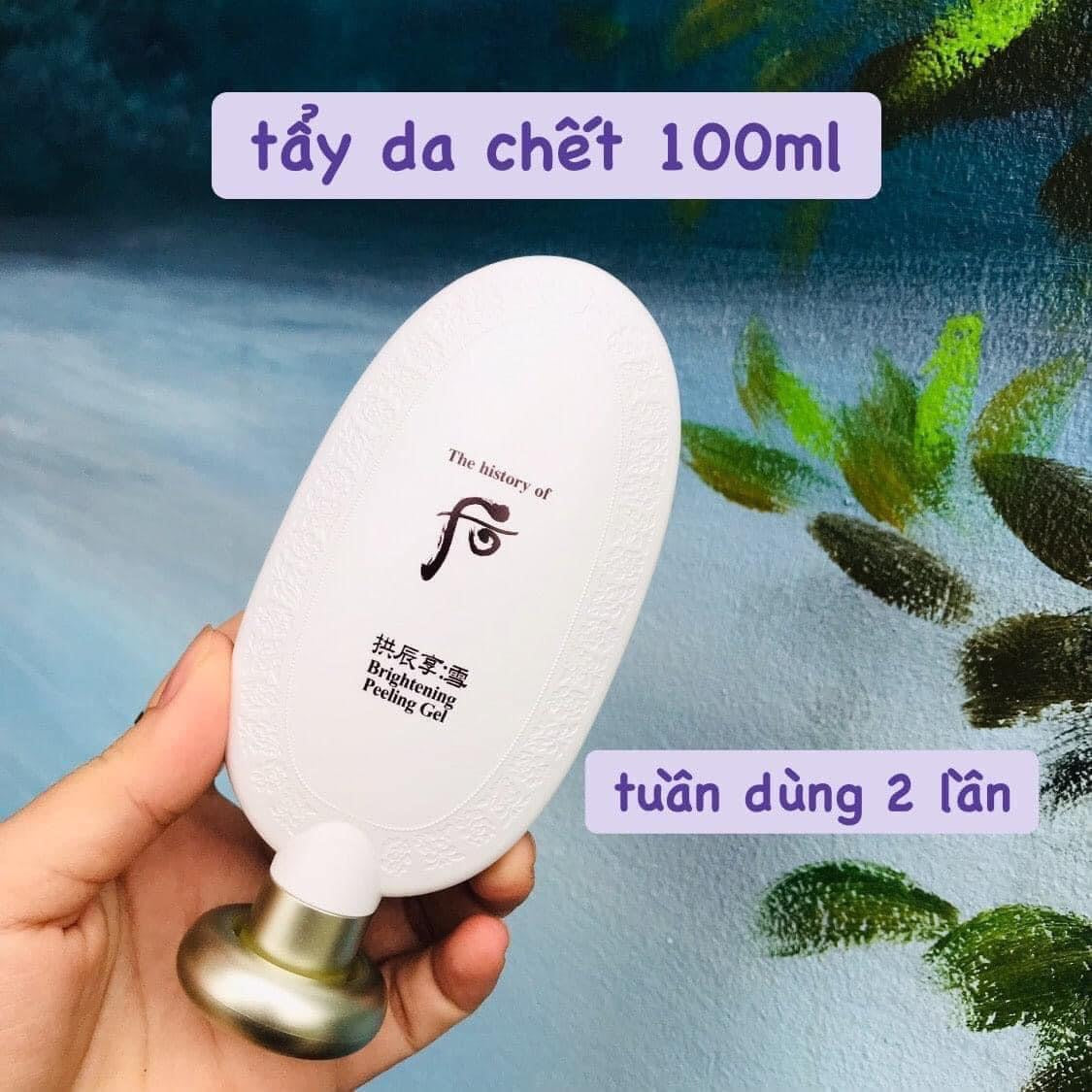 Set tay da chet Whoo tang sua rua mat 100ml