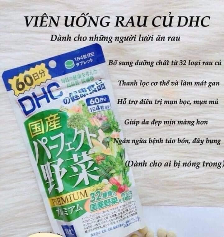 Vien uong DHC rau cu (60v) japan