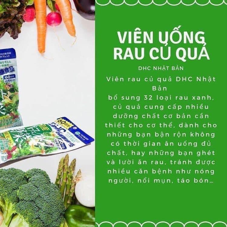 Vien uong DHC rau cu (60v) japan