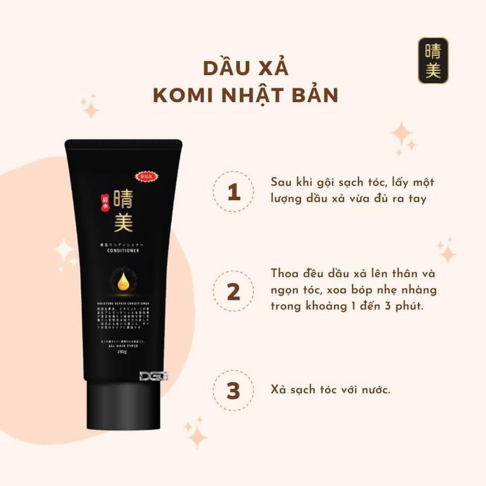 Dau xa toc nhuom Komi