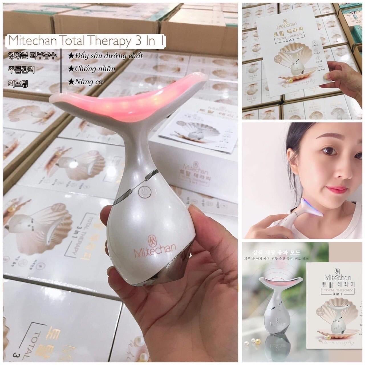 May Nâng Cơ Trẻ Hoá Tại Nhà Với Mitechan Total Theraphy 3 in1