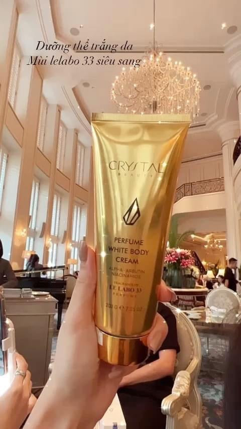 Perfume body cream Crystal