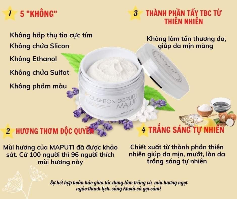 Maputi Kem u trang va tay te bao chet (body&face)