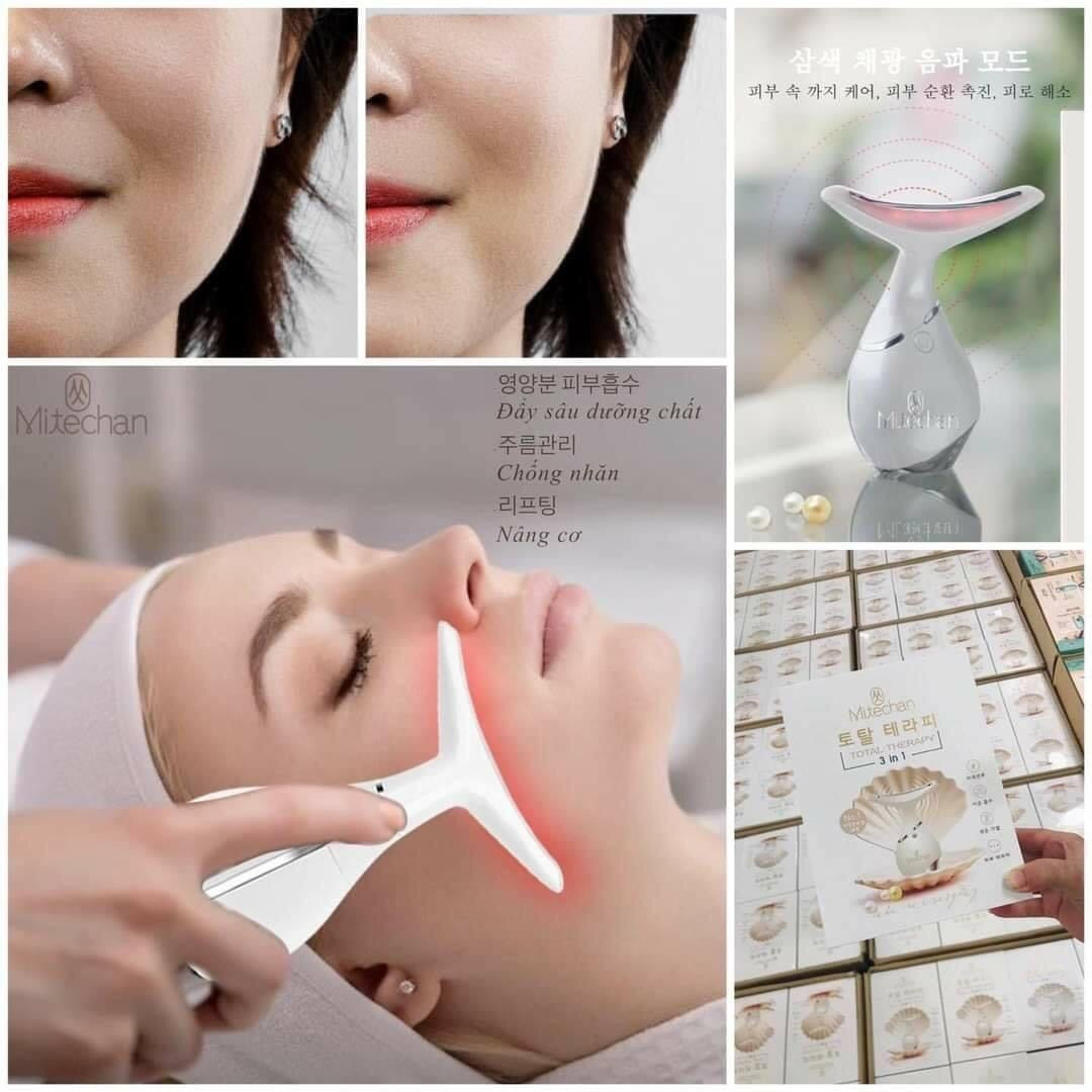 May Nâng Cơ Trẻ Hoá Tại Nhà Với Mitechan Total Theraphy 3 in1
