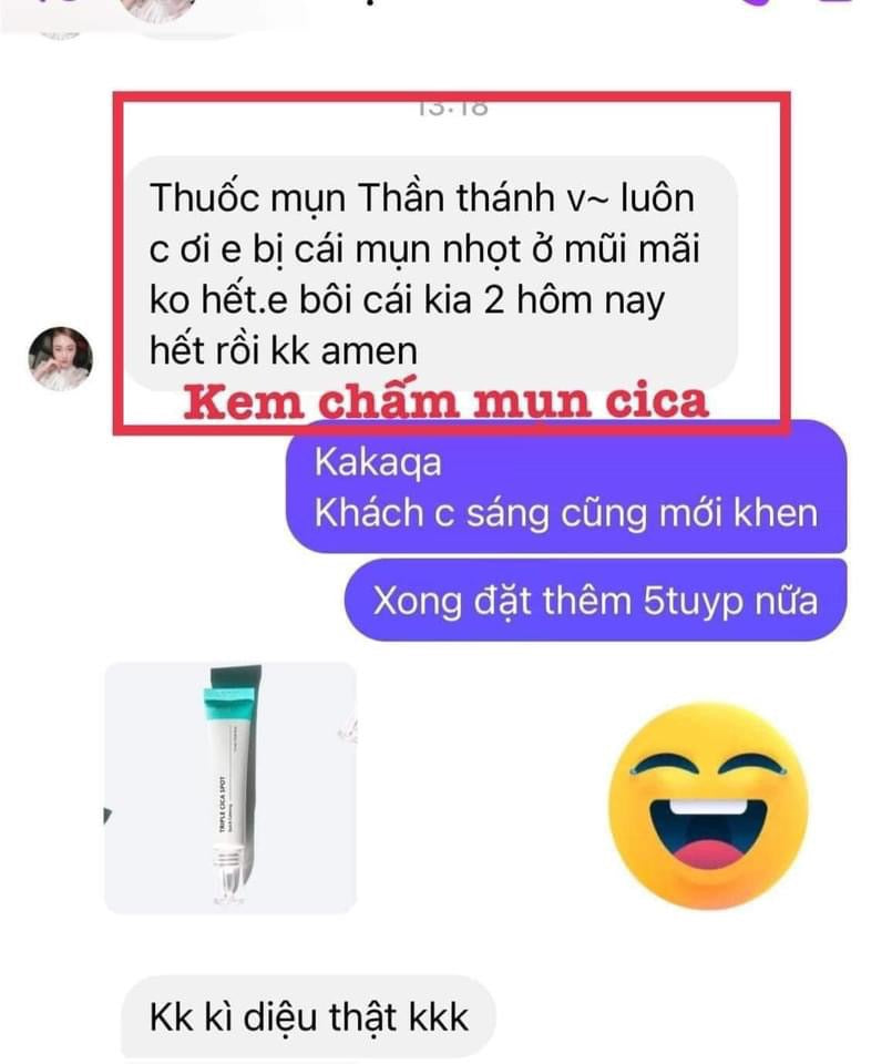 Tinh chat cham mun Cica Triple spot