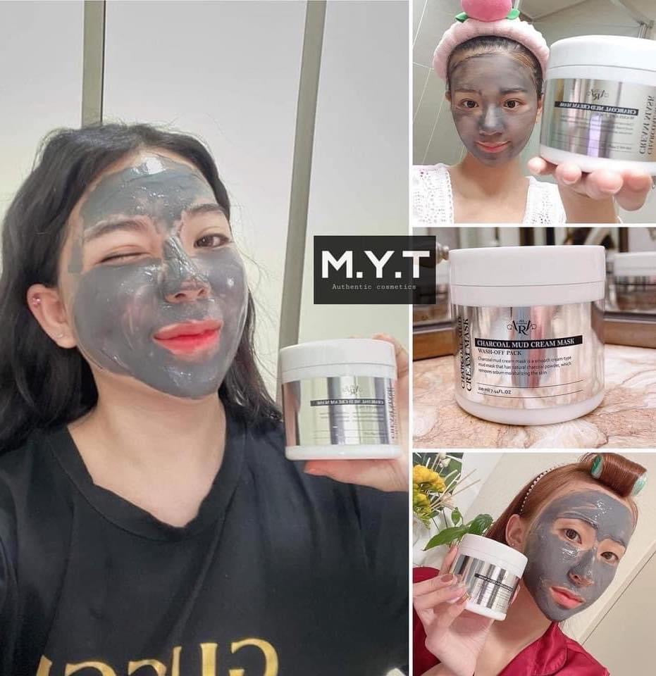AraCharcoal mud cream mask Ara ( mat na u trang than hoat tinh) 250ml